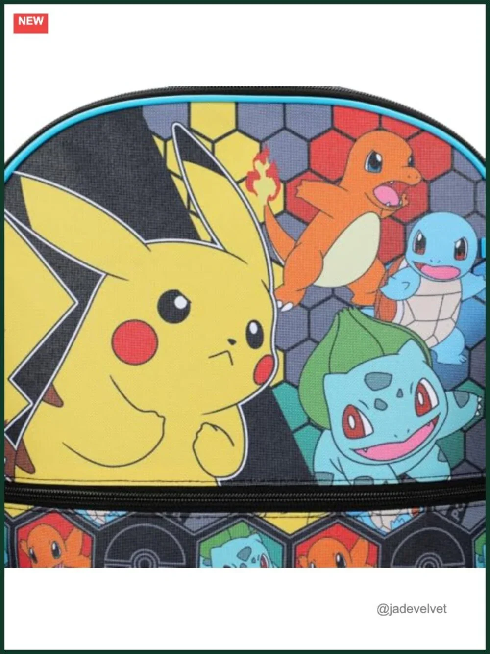 Pokemon Starters Backpack Set with Padded Cases and Lanyard for Kids